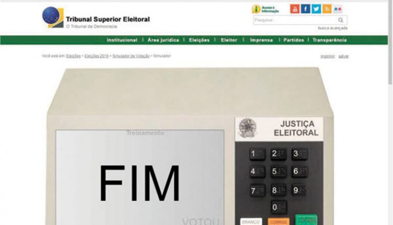 TSE lança simulador online de votação na urna eletrônica