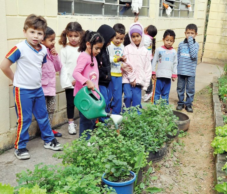 Projeto Horta é realizado nas escolas da cidade