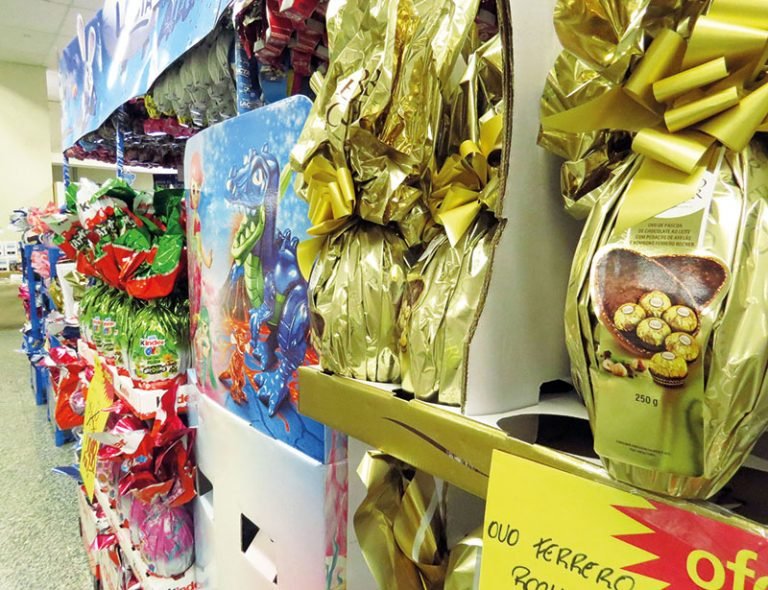 Em média preços  dos ovos de chocolate estão 3,4% mais caros