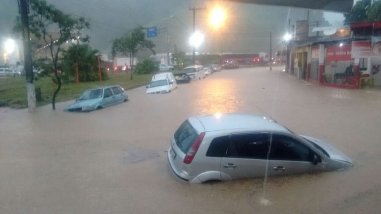 Choveu 48,2 mm em apenas duas horas na terça-feira