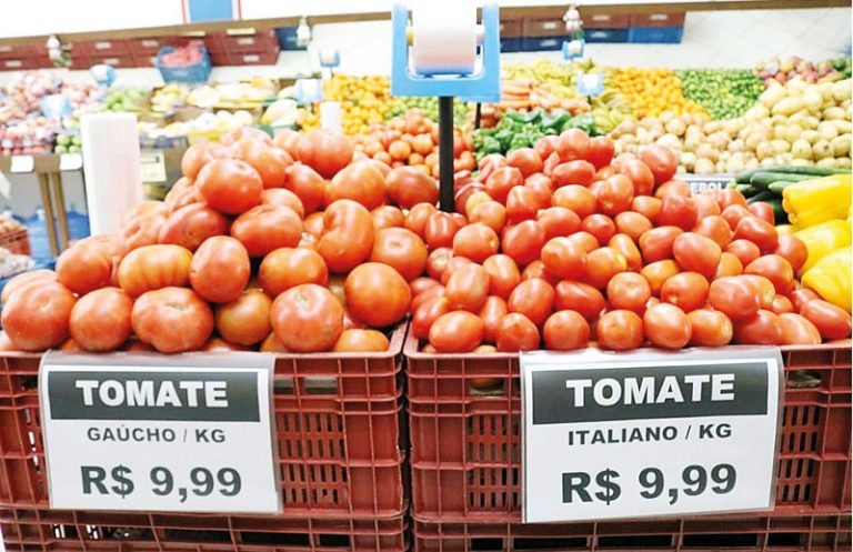 Preço do tomate dispara e quilo chega a custar R$ 10