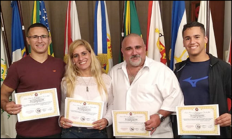 Senseis e atletas de Mairiporã homenageados na Câmara de Vereadores de São Paulo