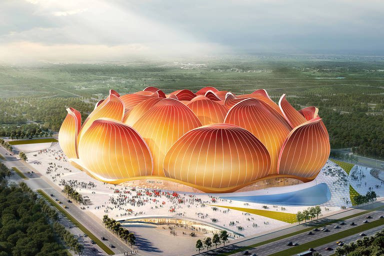 Chineses iniciam construção de estádio para 100 mil torcedores