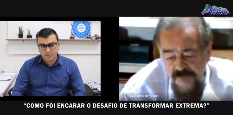 Com grande audiência, live de Aladim discutiu propostas com o ex-prefeito da cidade de Extrema