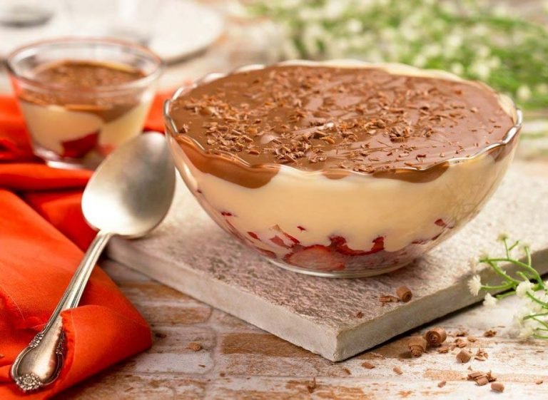 Sobremesa gelada para esfriar o calor