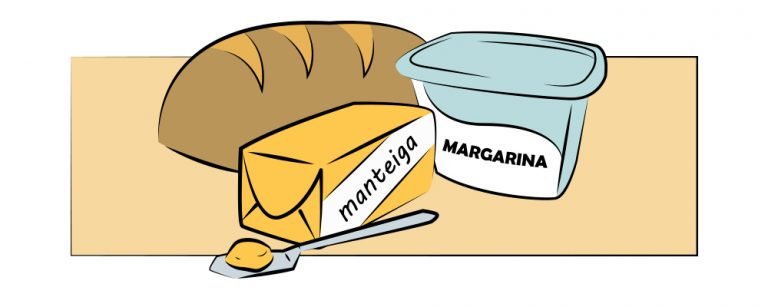 Diferenças entre margarina e manteiga