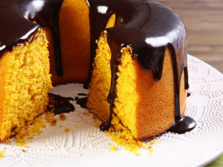 Com muito sabor de chocolate