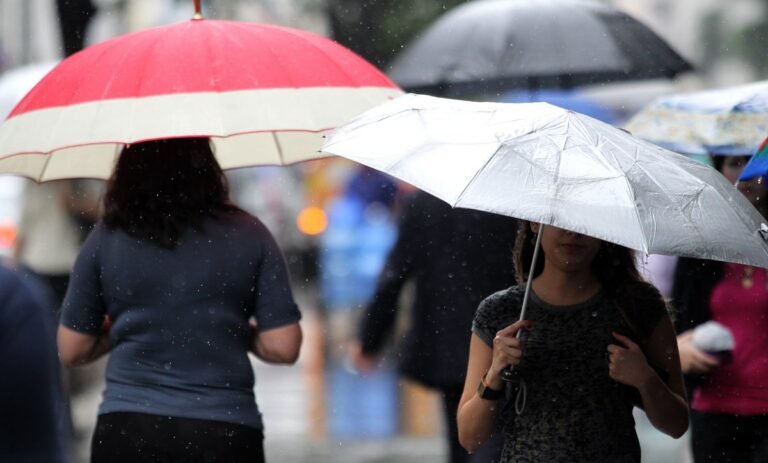 Cidade terá chuva sábado e domingo e durante toda a próxima semana