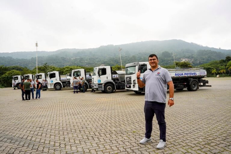 Sabesp assume serviço de entrega de água com caminhões-pipa