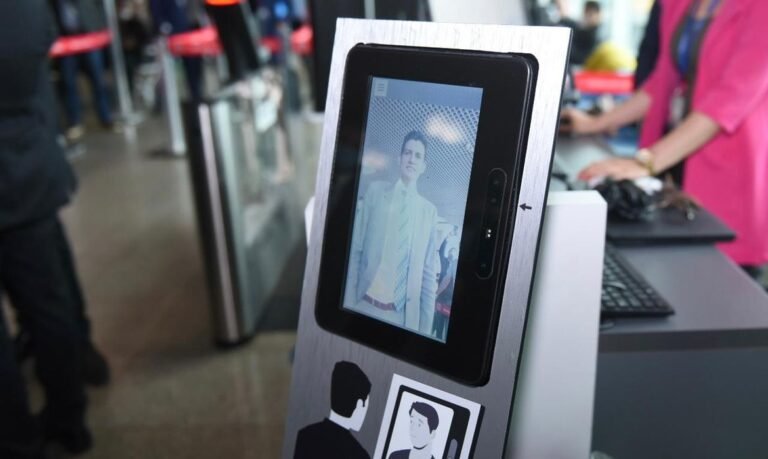 Vistoria de embarque por biometria em Congonhas