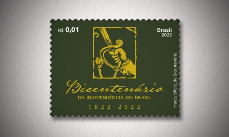 Dia do Selo: Correios lançam estampas de 200 anos da Independência