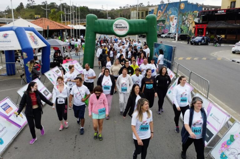 Corrida e Caminhada da Primavera reuniu centenas de pessoas