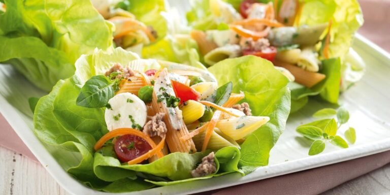SALADA DE MACARRÃO COM ATUM E IOGURTE