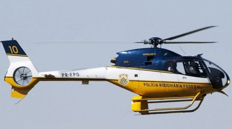 Região terá patrulhamento aéreo com helicóptero da Polícia Rodoviária Federal