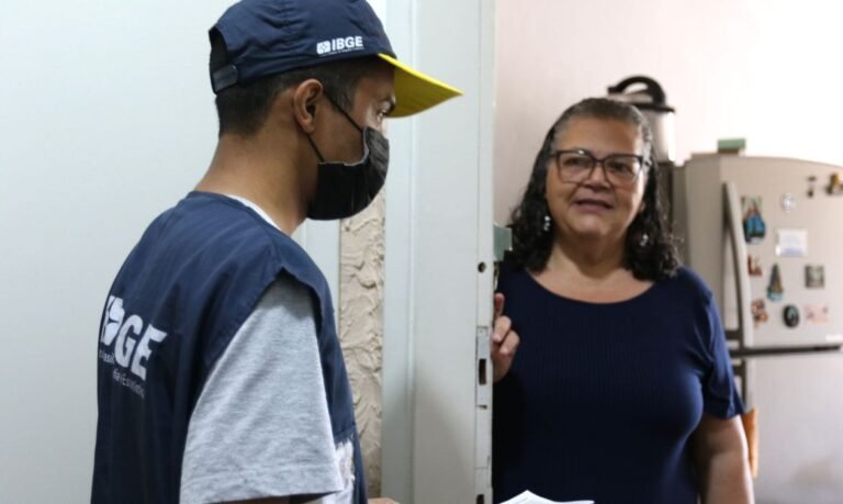 Recenseadores do IBGE continuam em campo durante o mês de fevereiro