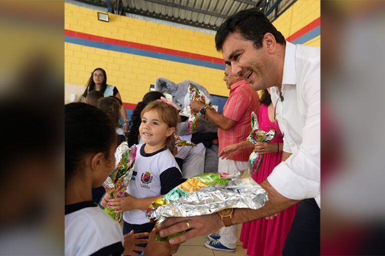 9 mil alunos da rede municipal receberam ovos de Páscoa