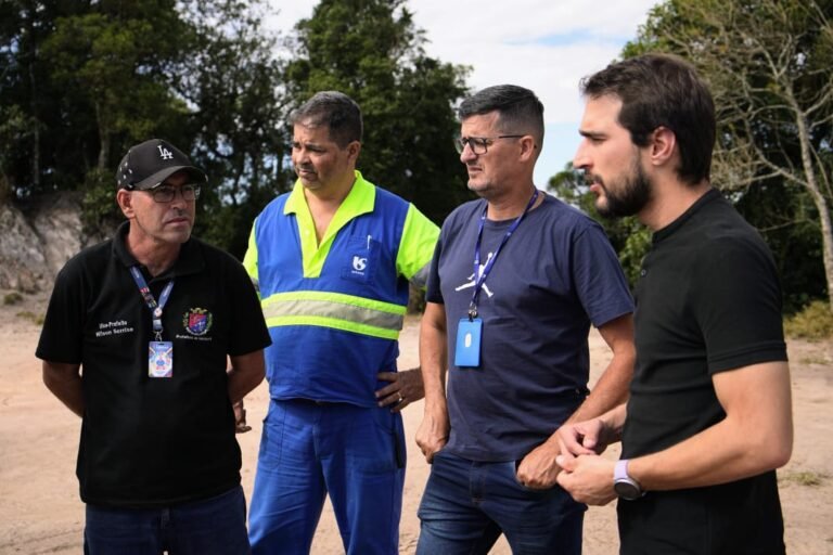 Visita técnica para expansão da rede de água nos bairros Hortolândia e Jardim Suíço