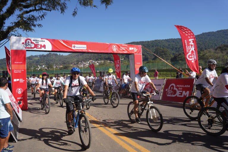 ‘Pedalada do Bem’ reuniu centenas de ciclistas