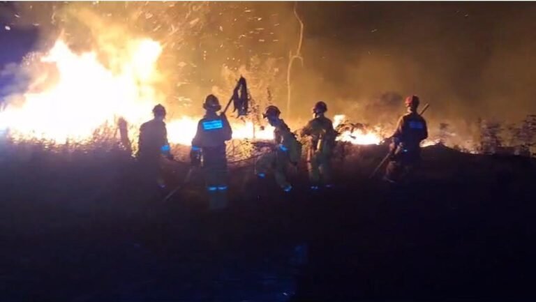 Dois incêndios atingiram o bairro do Barreiro no final de semana