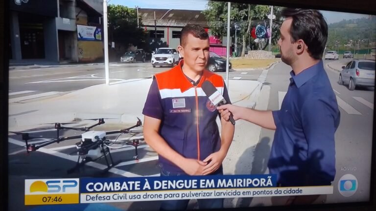 Estado utiliza drones no enfrentamento à dengue; teste foi realizado